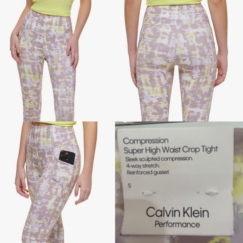 Calvin Klein High Waist Crop Tights
